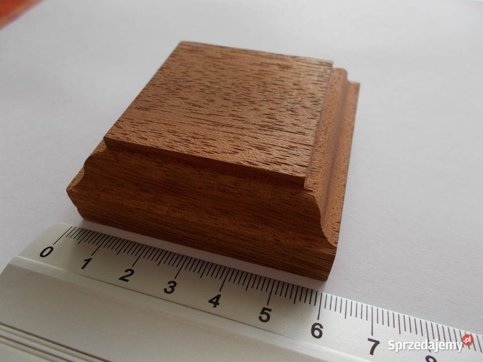 Podstawka mahoniowa mahoń pod modele dioramy śląskie Ruda Śląska