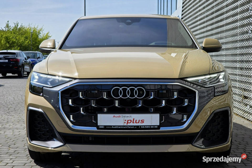 Audi Q8 FLLaserBONightVisionSkrętnaOśAlcantaraS elektrochrom. lusterko wst. Toruń