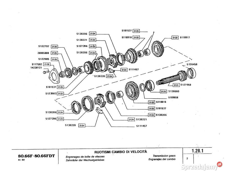Fiat FiatAgri 6566 8066 11090 16090 DT katalog wielkopolskie Szamotuły