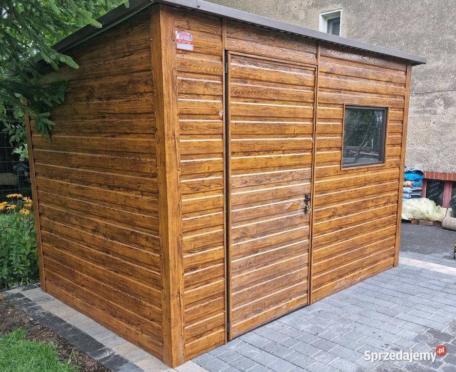 Wiatka ogrodowa GARAŻ BLASZANY Domek Ogrodowy Kluczbork
