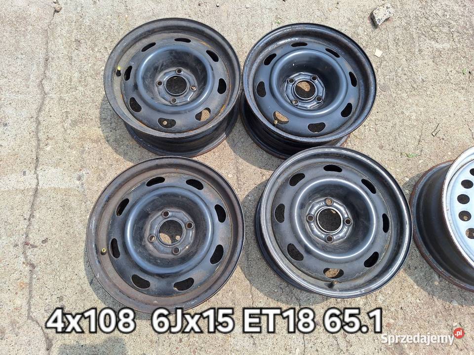 Felgi stalowe 4x108 6Jx15 ET18 CITROEN Berlingo Samochodowe Choceń