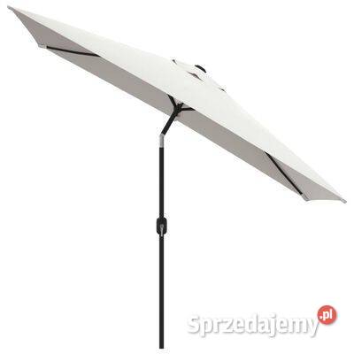 vidaXL Prostokątny parasol ogrodowy biały Warszawa