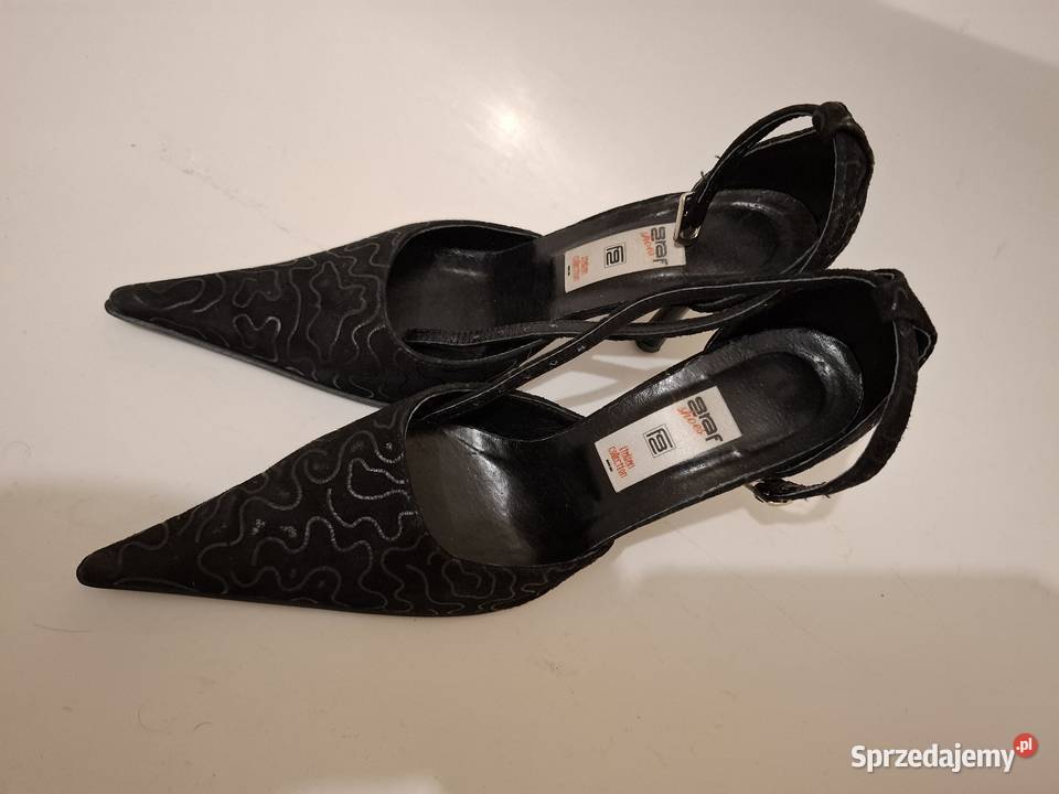 Piękne Damskie Szpilki czarne rozmiar 37 Łomża