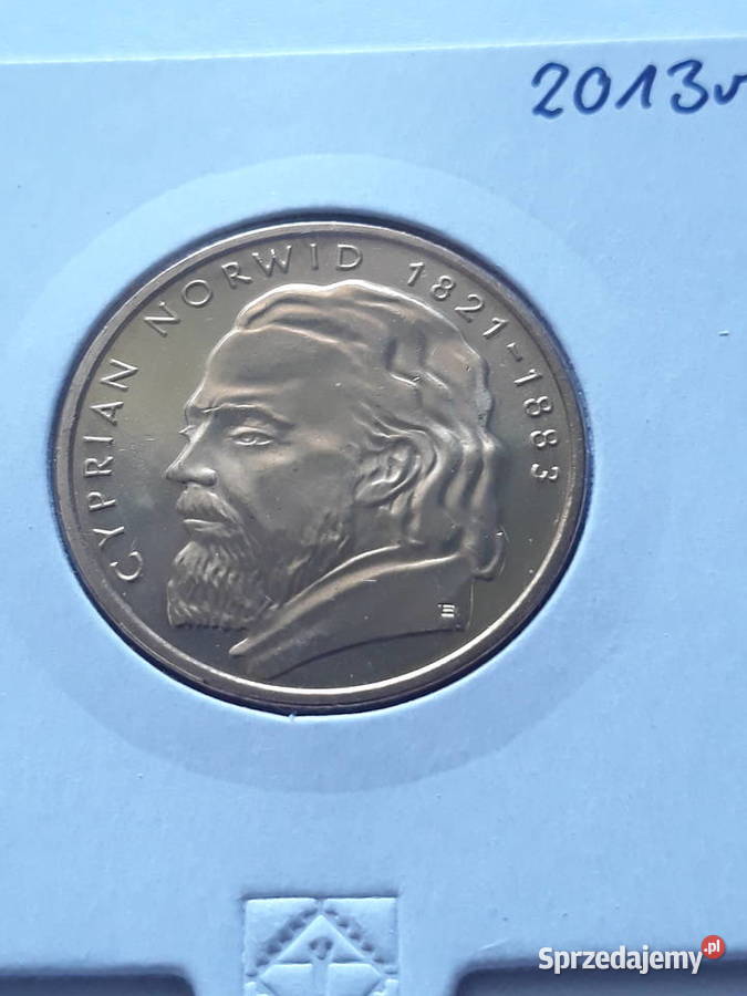 2 Cyprian Norwid 2013 rUNC Numizmatyka Konin sprzedam