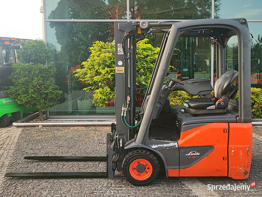 Wózek widłowy elektryczny Linde E1202 hilo 279 m elektryczny małopolskie
