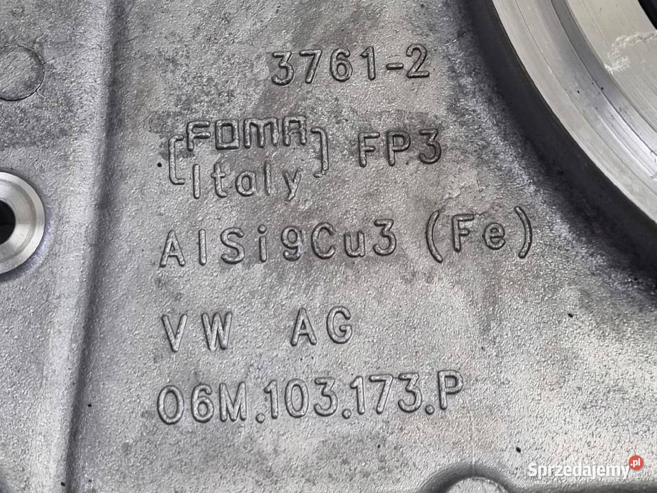 OBUDOWA ROZRZĄDU osłona 06M103173P Porsche Rozrząd Chełm