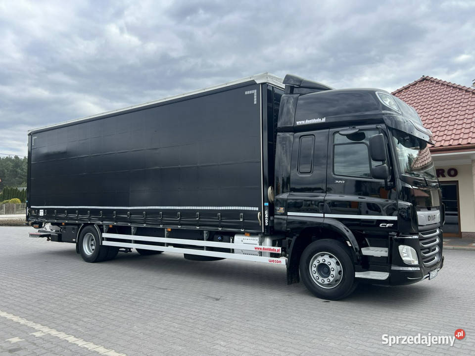 DAF CF 320 E6 Winda Firana Tył Drzwi Dach pełny VAT Samochody ciężarowe Widełki