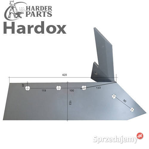 Lemiesz 300hektarów HARDOX 31187DP części do Suwałki