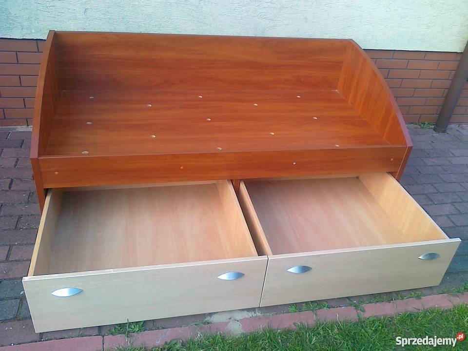 Łóżko z szufladą 180x80 rama materac 80cm Dom i Ogród mazowieckie Sulbiny