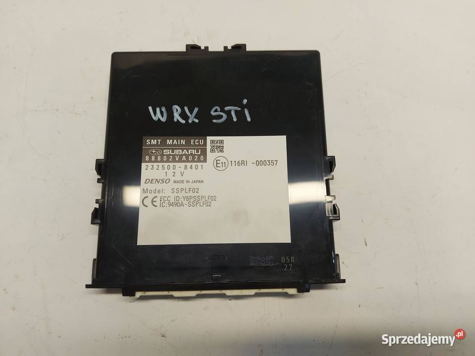 Subaru WRX STI 2015r moduł sterownik centralka Komputery