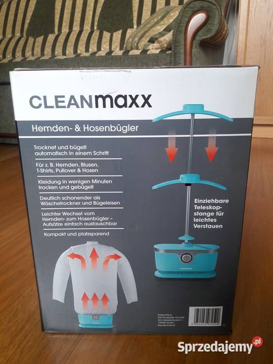 Urządzenie do suszenia ubrań CLEANmaxx 1800 W AGD drobne Chełm