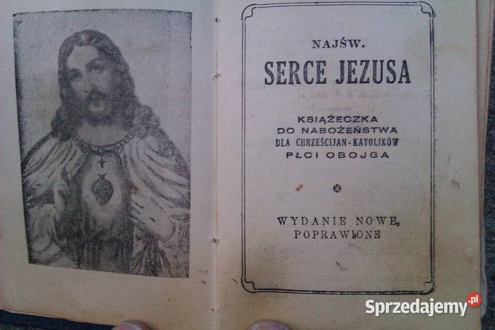 Najśw Serce Jezusa Książeczka do nabożeństwa Warszawa