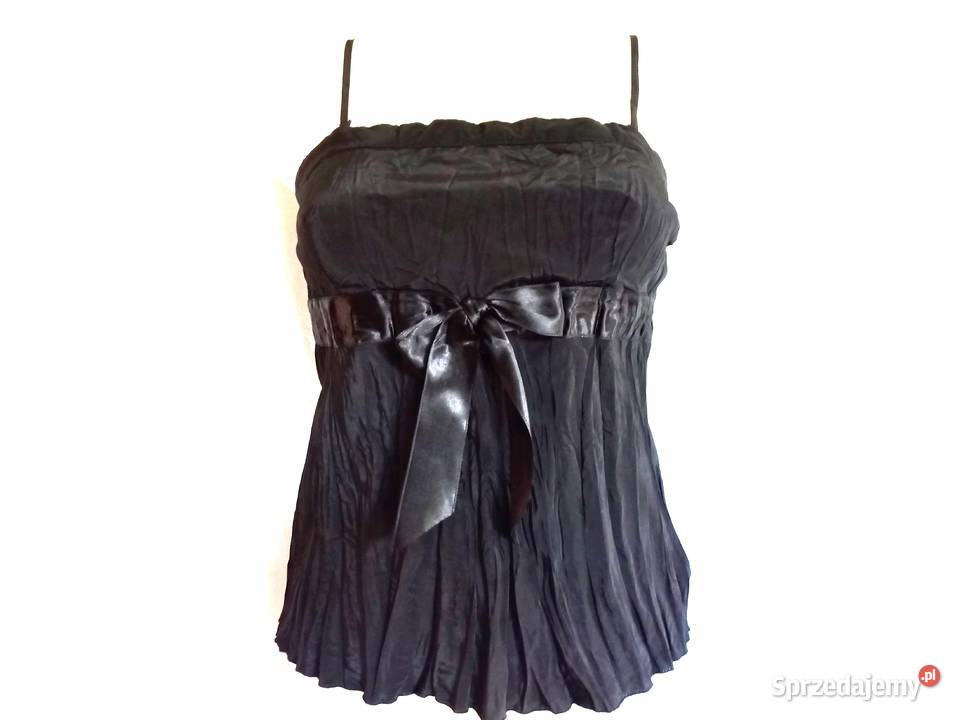 Top czarny Bluzka ramiączka r 3638 Koszulka Białystok