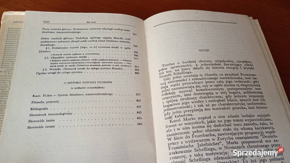 System idealizmu transcendentalnego O historii Gdańsk sprzedam
