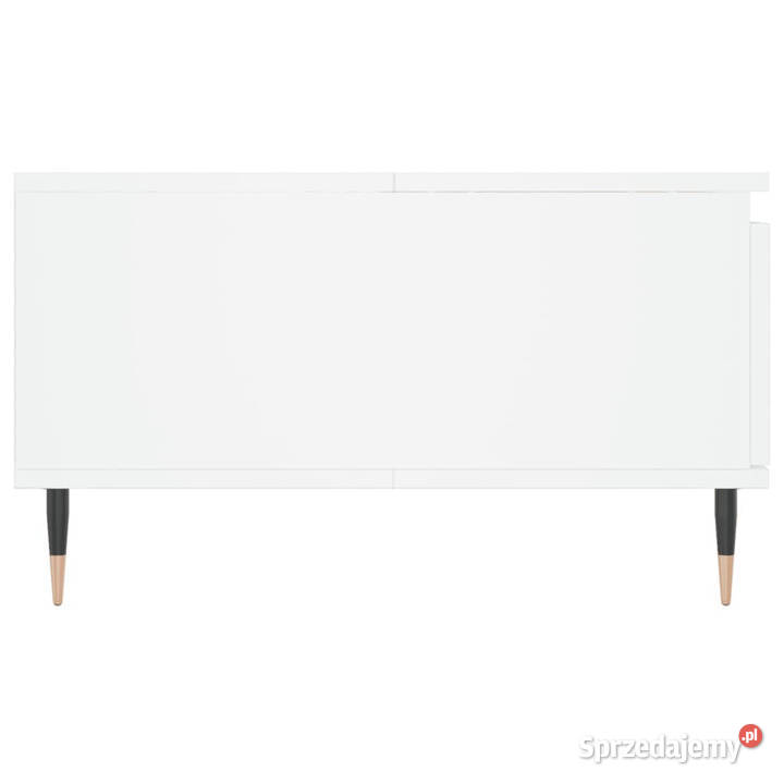 Stolik kawowy biały 90x60x35 materiał mazowieckie
