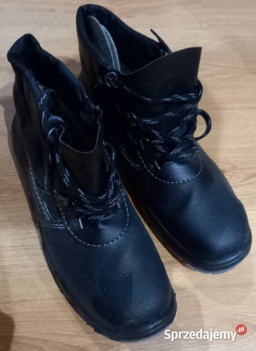 Nowe Buty Robocze męskie z blachą Rozmiar 45 czarny Racibórz