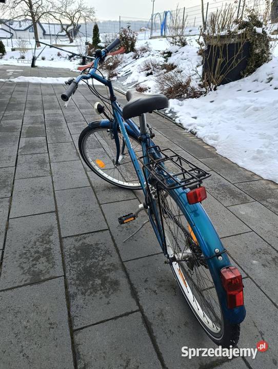 Rower trekkingowy 28 przerzutki bagażnik Pleśna