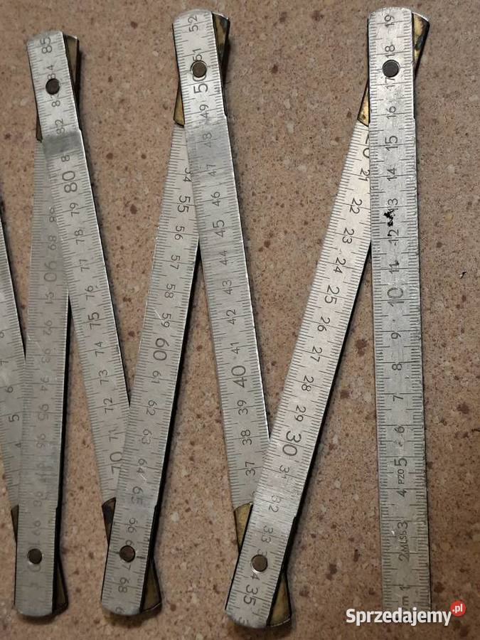 Metrówka Miara skladana 2 m PZO aluminiowa okres śląskie