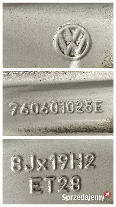 Oryginalne koła zimowe FELGI 19 VW Touareg III dolnośląskie Wrocław