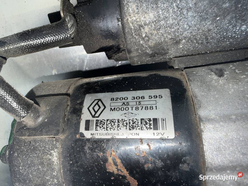 Rozrusznik Renault Megane 15 dci 8200 306 595 wielkopolskie Ostrów Wielkopolski