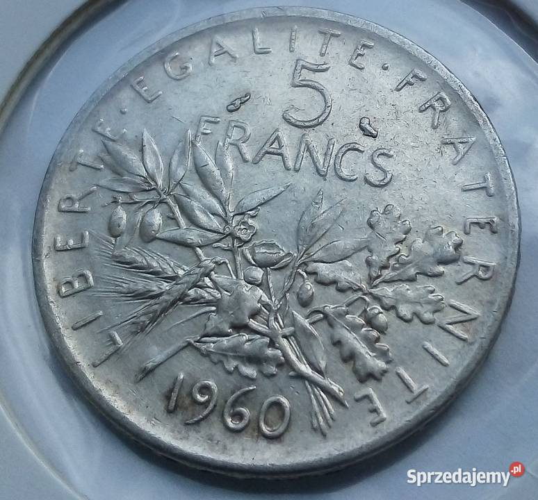 FRANCJA5 FRANK1960 r SREBRO