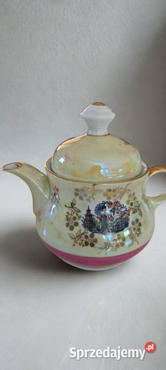 Piękny stary zestaw kawowy z manufaktury SEP Legnica