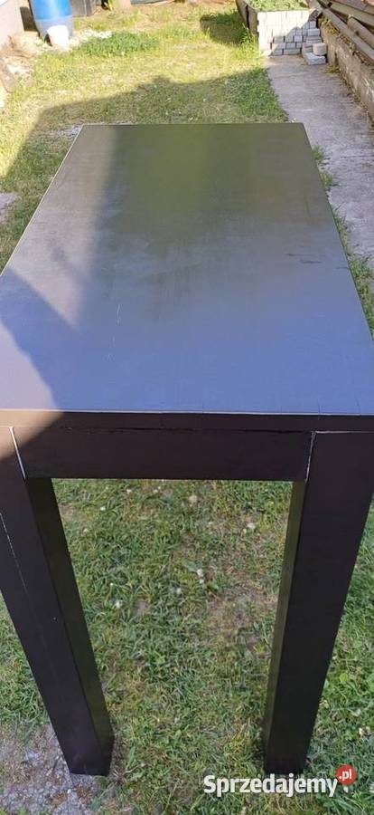 Stół barowy drewniany czarny bufet bar Gastronomia Łomianki sprzedam