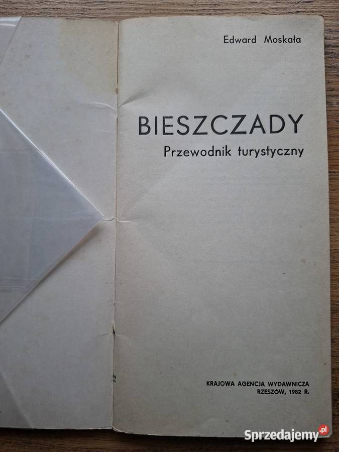 Bieszczady Edward Moskała mapka Kraków