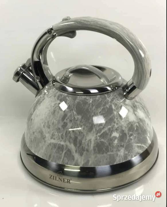 79 Czajnik stalowy 3L Zilner kolor szary czarny