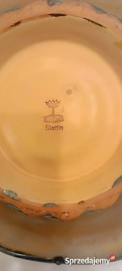 Ceramiczna patera Stettin Niemcy lata 30te Kraków sprzedam