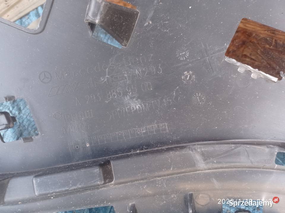 MERCEDES EQC WZMOCNIENIE ZDERZAKA PRZÓD zderzaki Międzychód sprzedam