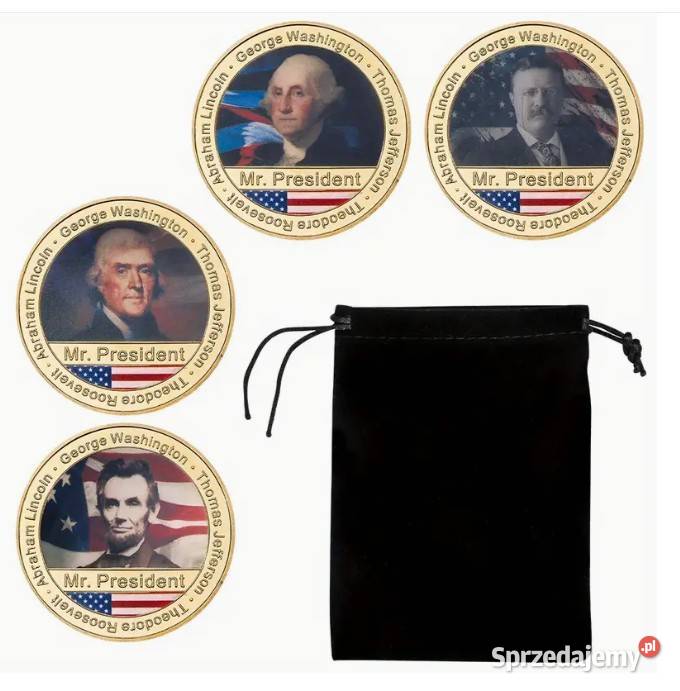 Kolekcjonerski zestaw monet medali największych Warszawa