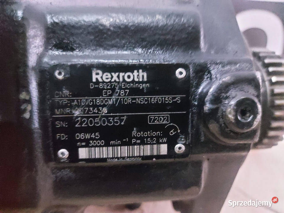 Rexroth A10VG18DGM110R Jastrzębniki