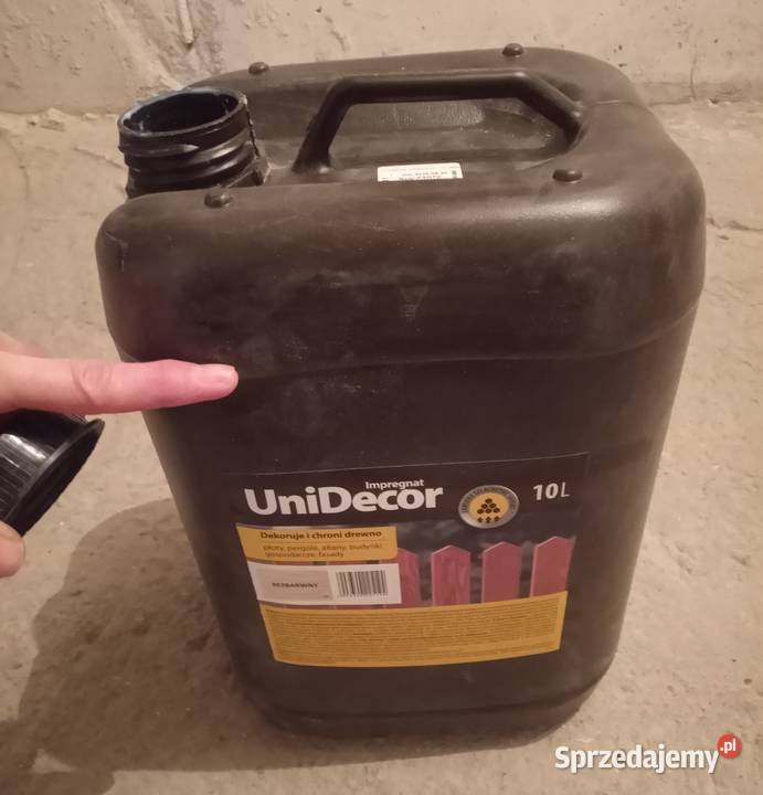 Impregnat do drewna Unidecor bezbarwny 10 l sprzedam