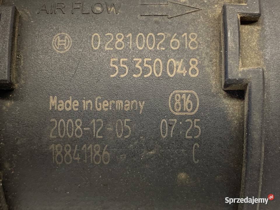 PRZEPŁYWOMIERZ OPEL ASTRA H 0281002618 17 100 osobowe