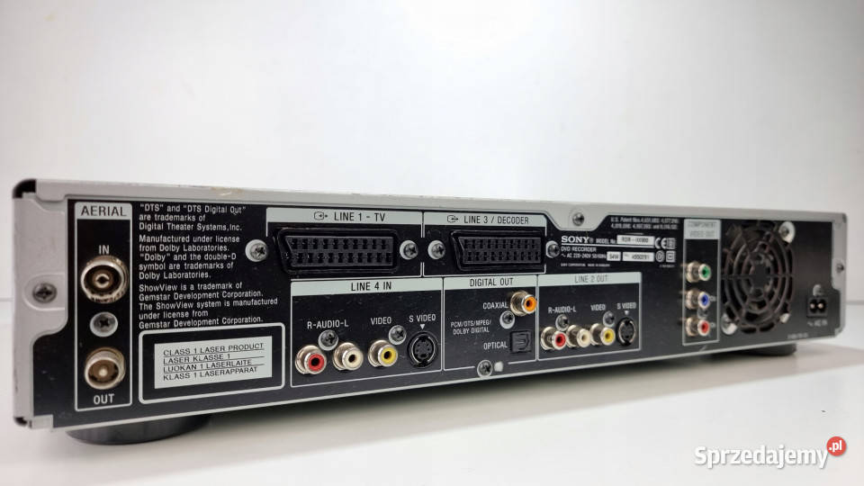 SONY CD RDR hx 900 Nagrywarka DVD HDD odtwarzacz wielkopolskie Międzychód