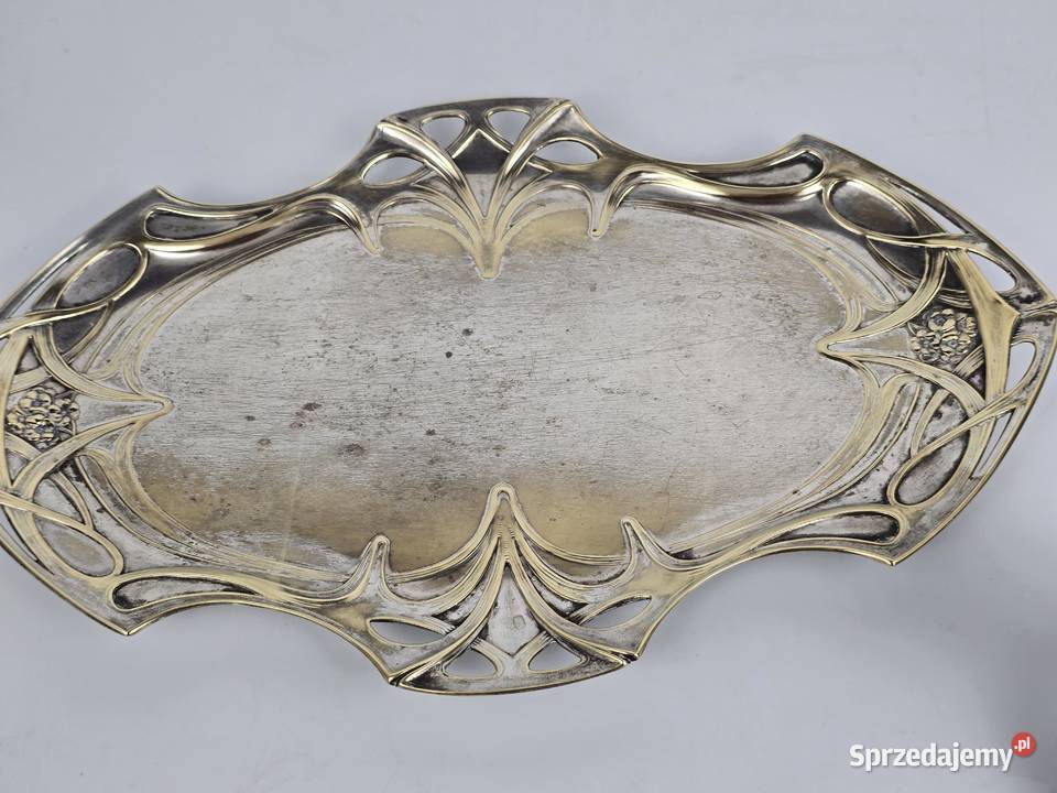 Secesyjny serwis do kawy mlecznik i cukiernica Antyki sprzedam