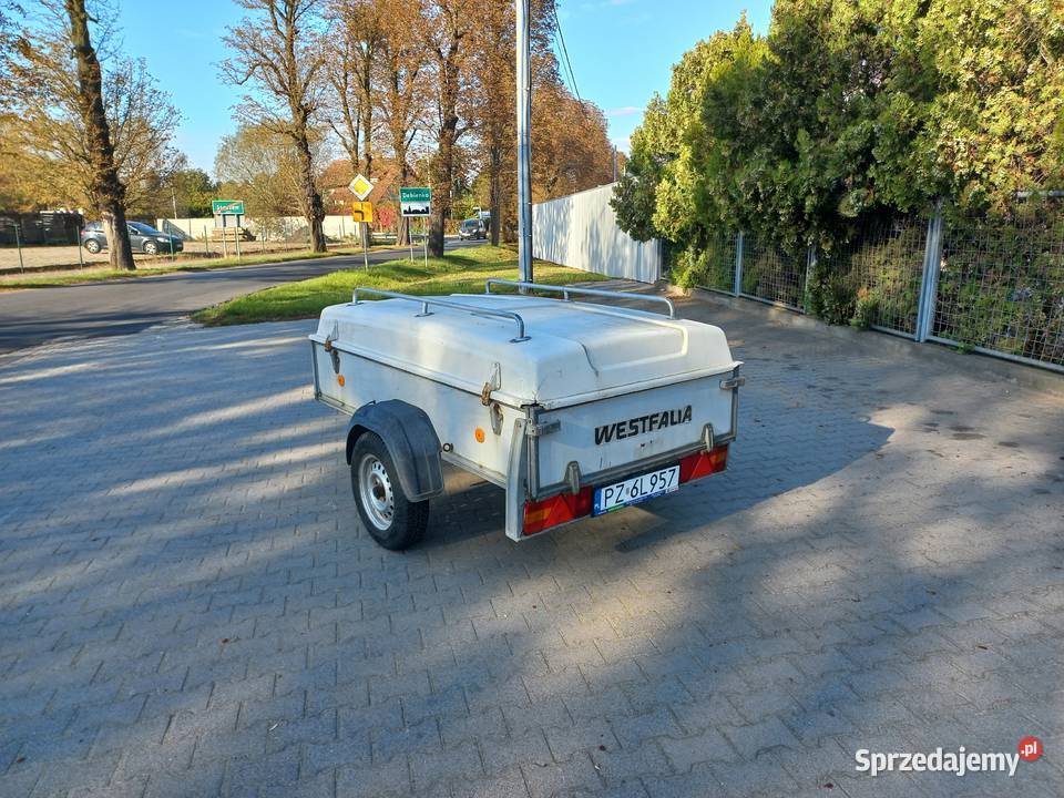 Przyczepa lekka Westfalia z przykryciem Stęszew sprzedam