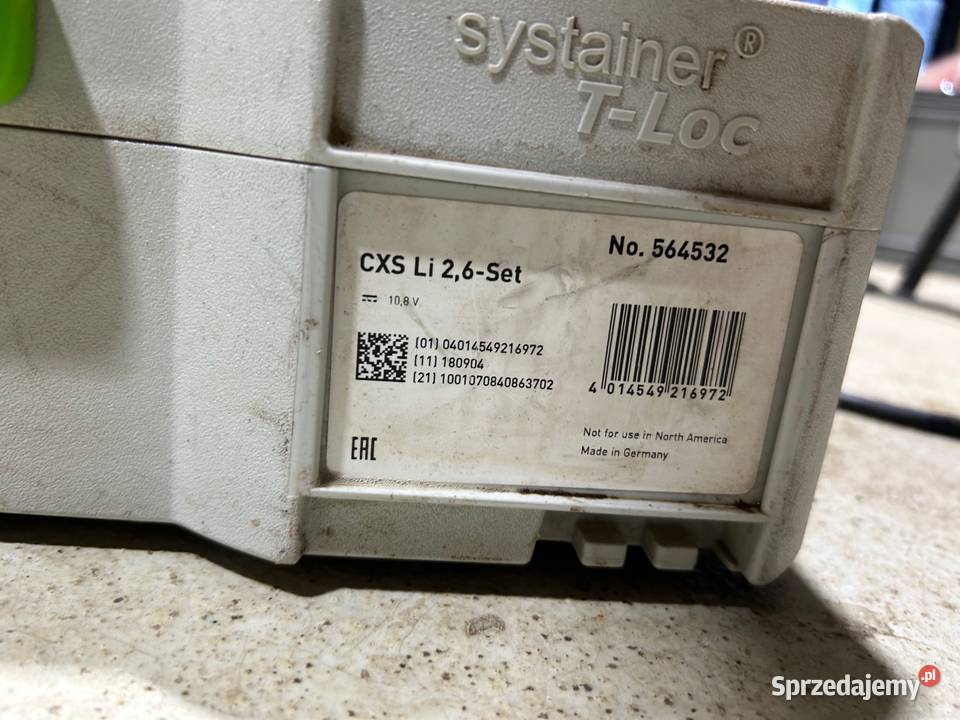 Akumulatorowa wiertarko wkrętarka Festool CXS Wadowice