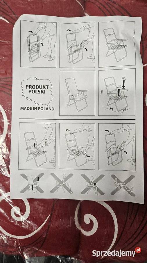 Fotele ogrodowe nowe Warszawa