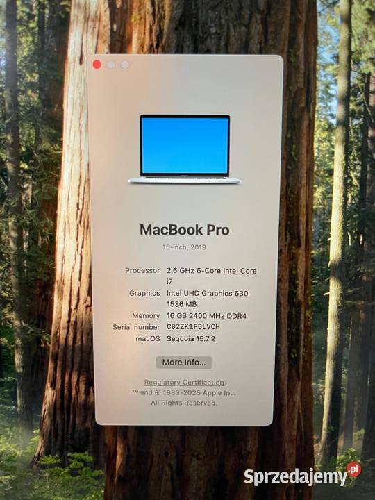 Macbook Pro 2019 16GB Kraków