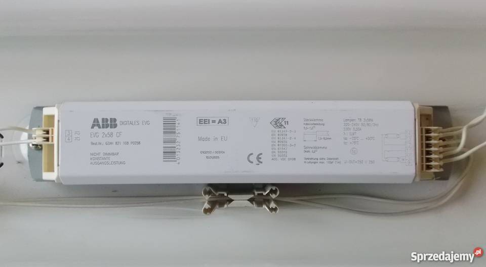 Lampa jarzeniowa LUDWIG 1502 DLH 2x58W Oprawa biały zachodniopomorskie Rewal