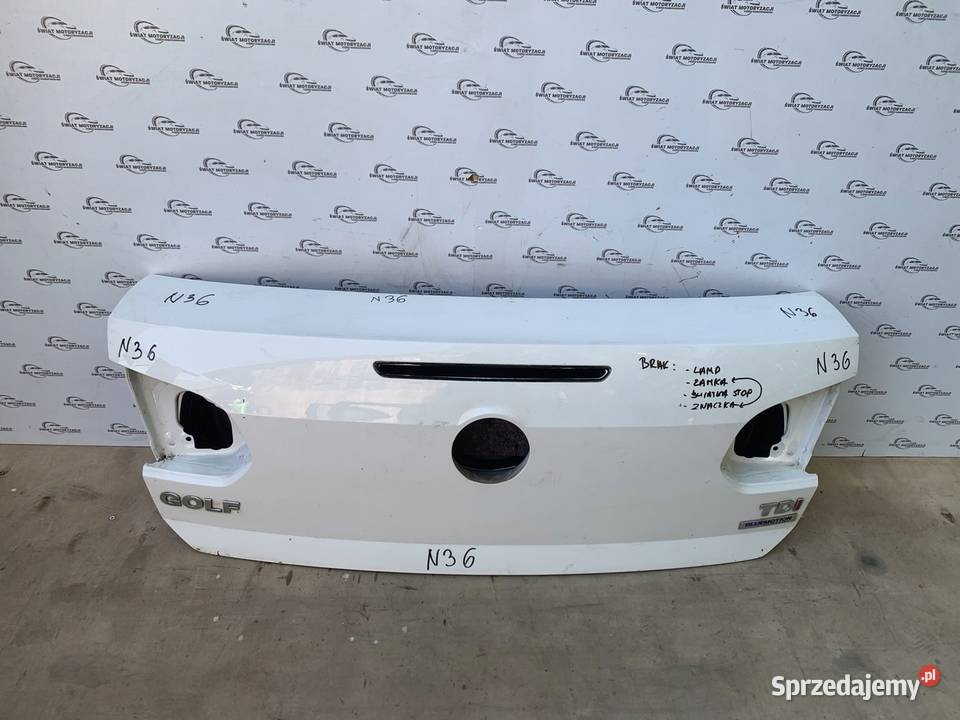 GOLF VI 12r klapa tył Kielce