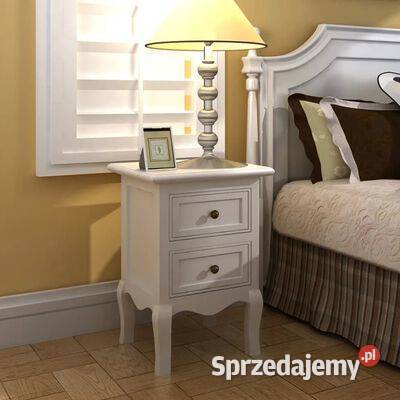 vidaXL Szafki nocne z 2 szufladami 2 MDF mazowieckie sprzedam
