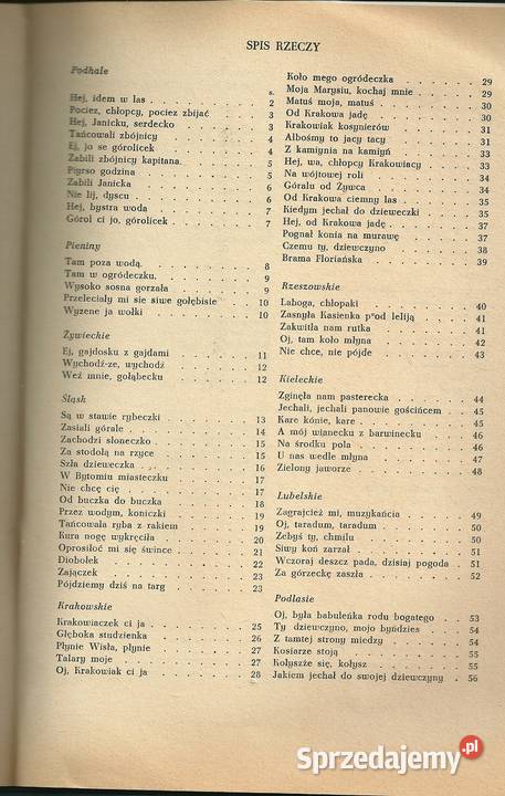 Nasze tańce i piosenki zbiór melodii ludowych łódzkie Łódź