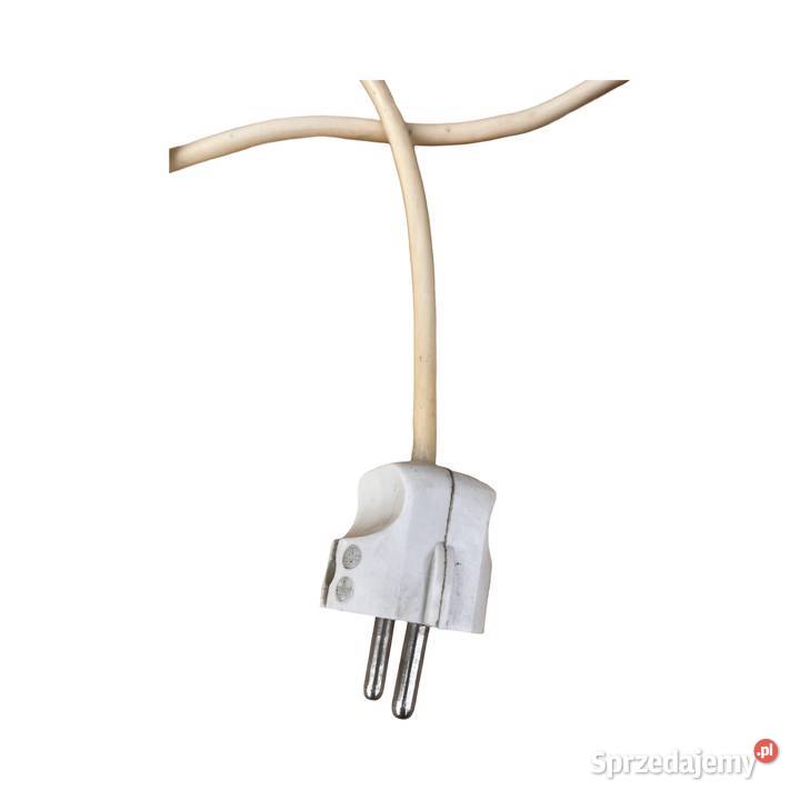 Lampa stołowa z abażurowym kloszem Belgia lata mazowieckie Warszawa