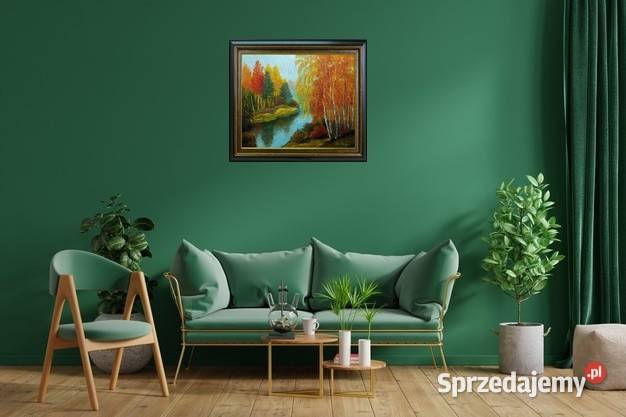 Obraz olejny Pejzaż jesienny Lublin