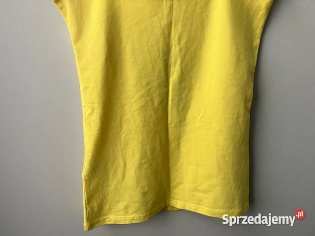 żółty top Tally Weijl xxs 32 gładki dekolt Toruń