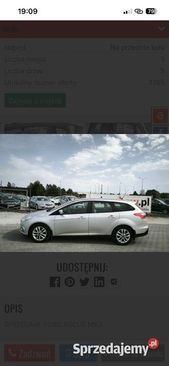 Ford Focus świętokrzyskie Staszów