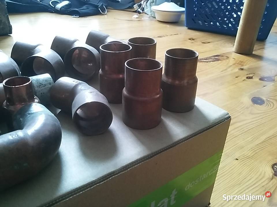 kolanko złączka 35 28 miedź Hydraulika i armatura zachodniopomorskie Kołobrzeg sprzedam